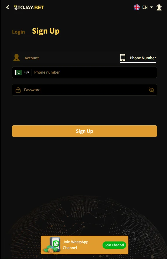 2Jbet Login and Register